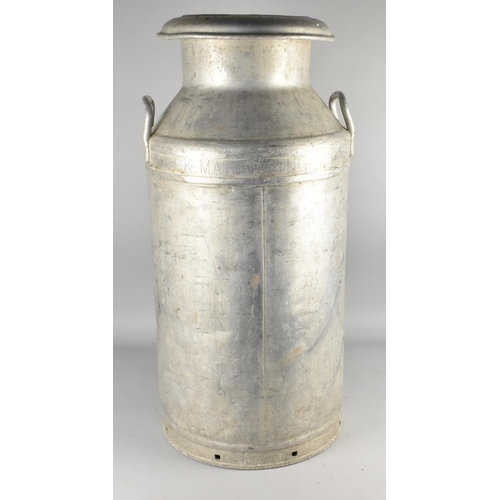 342 - An Aluminium Milk Churn for Milk Marketing, 73cms High