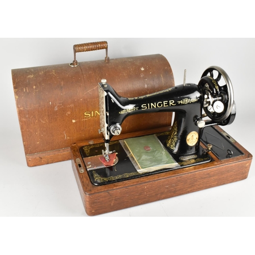 348 - A Singer Manual Sewing Machine