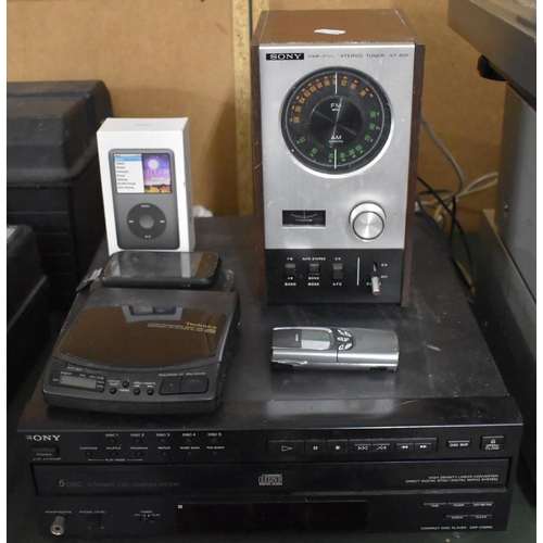 376 - A Collection of Various Electricals to comprise Sony Automatic Disc Loading System, Stereo Tuner, Ip... 