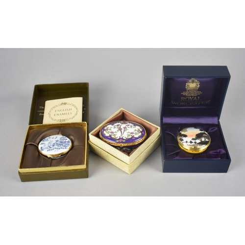 41 - Three Various Boxes to include Royal Worcester The Connoisseur Collection, Ceramic Commemoratives fo... 