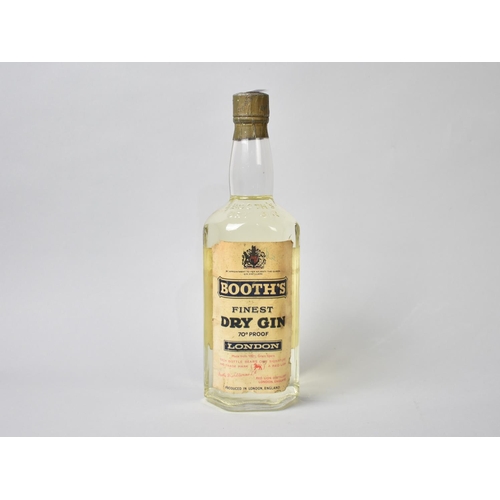 51 - A Bottle of Booth's Finest Gin, 70 Proof