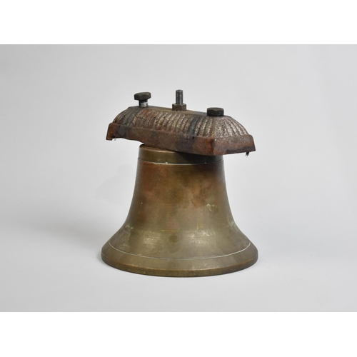 82 - A Vintage Bell, Complete with Clapper, 20cms High