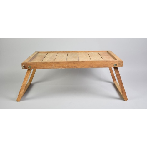 100 - A Mid/Late 20th Century Folding Bed Tray, 48x32.5cms