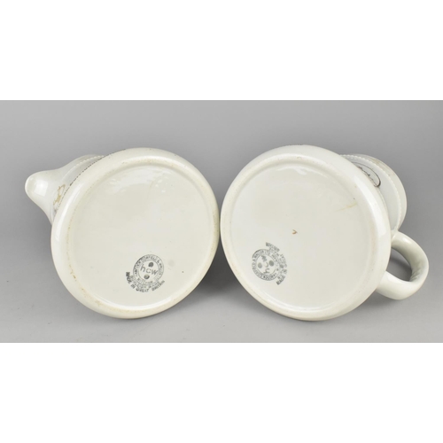 101 - A Pair of Burleigh Ware Advertising Jugs for Glenfiddich Pure Malt Whisky, 15cms High