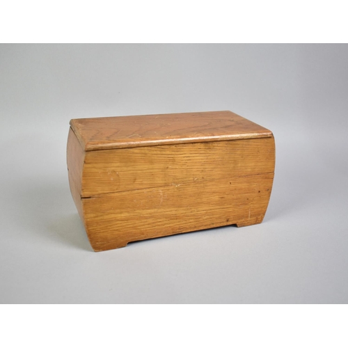 132 - A Mid 20th Century Two Tier Pencil and Pen Box with Sliding Top Section, 20cms Long