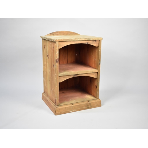 145 - A Vintage Pine Two Tier Storage Unit, 44cms Wide and 61cms High