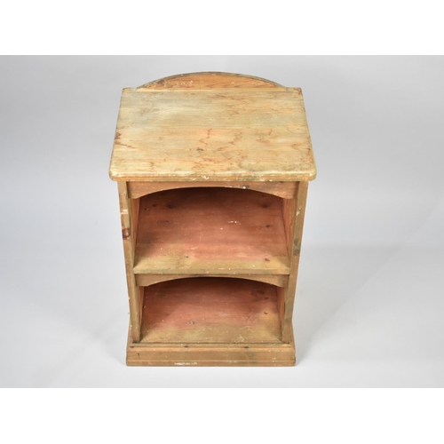 145 - A Vintage Pine Two Tier Storage Unit, 44cms Wide and 61cms High