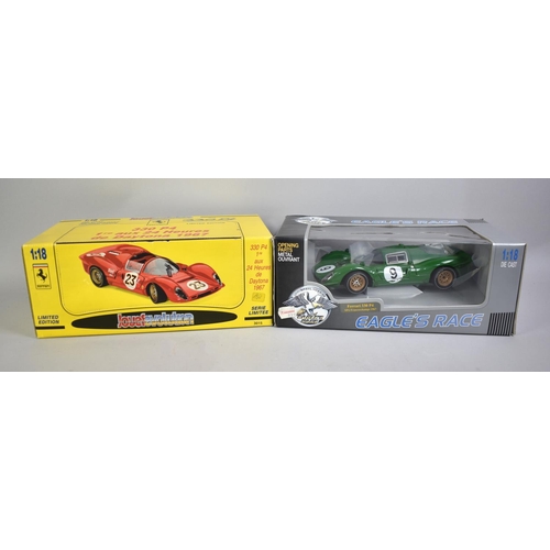 225 - Two Boxed Diecast Models to Comprise Eagle's Race Ferrari 330 P4 ans a Jouef Evolution Ferrari