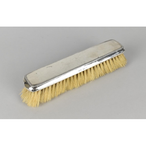 23 - A Silver Mounted Dressing table Clothes Brush, Birmingham Hallmark, 18cms Long