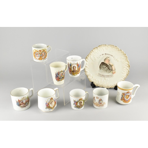 258 - A Collection of Various Commemorative wares to Comprise Victorian Plate, Mugs etc