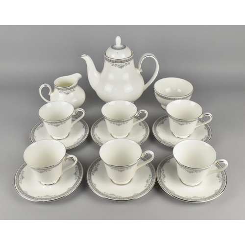 274 - A Royal Doulton York Tea Set for Six to Comprise Cups, Saucers, Milk Jug, Sugar Bowl and a Teapot