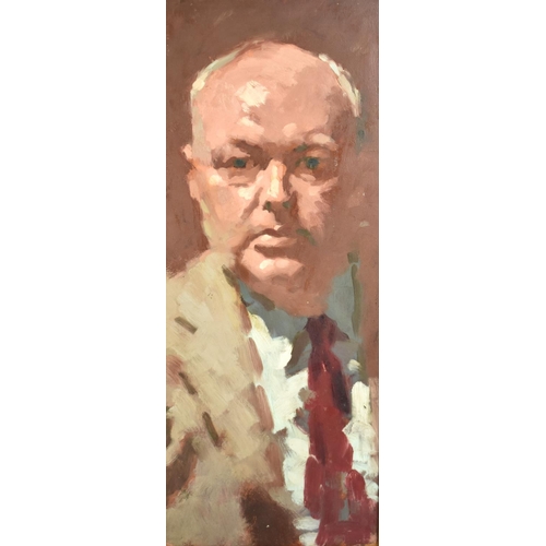 282 - A Framed Oil on Board, Portrait, Probably the Work of Eric Peet (1909-1968), Subject 31x67cm