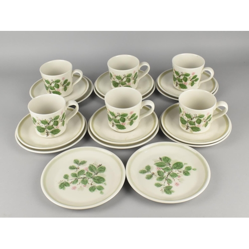 285 - A Royal Albert Rose Arbour Tea Set to Comprise Six Cups, Six Saucers and Eight Side Plates