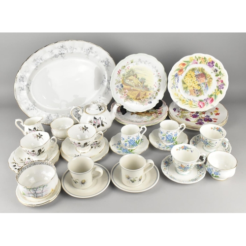 293 - A Collection of Various Royal Albert to Comprise Garden Cottage Series Plates, Teawares, Queen's Mes... 