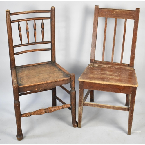 515 - Two 19th Century Hall Chairs