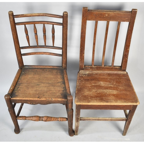 515 - Two 19th Century Hall Chairs