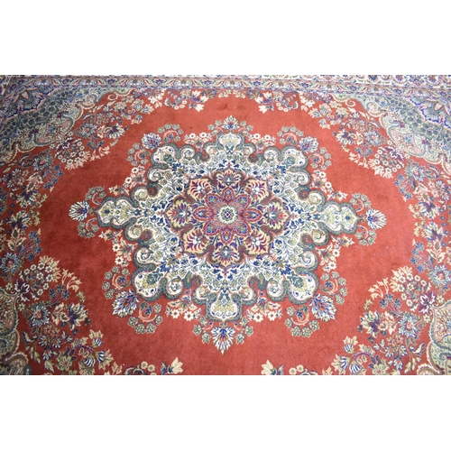 517 - A Large Patterned Carpet, 366x275cms