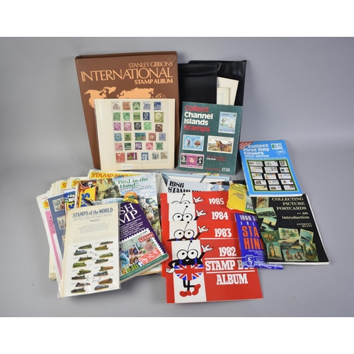 258 - A Stanley Gibbons International Stamp Album and Contents together with Various Philatelic Collectors... 