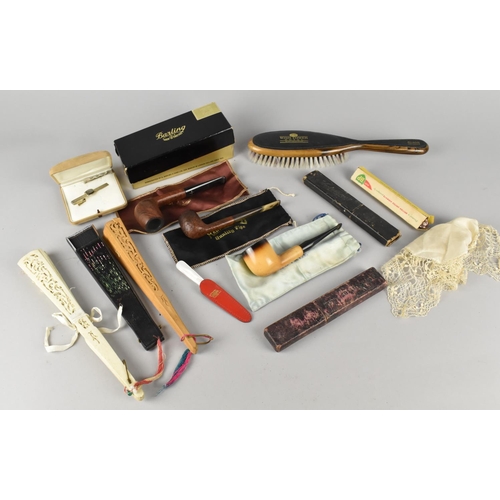 288 - A Collection of Various Vintage and Later Items to Comprise Pipes to Include Barling etc, Brush, Bon... 