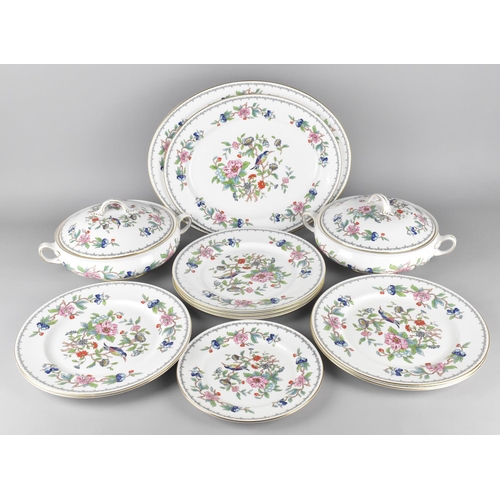 296 - A Collection of Aynsley Dinnerwares to Comprise Seven Large Dinner Plates, Two Graduated Platters an... 