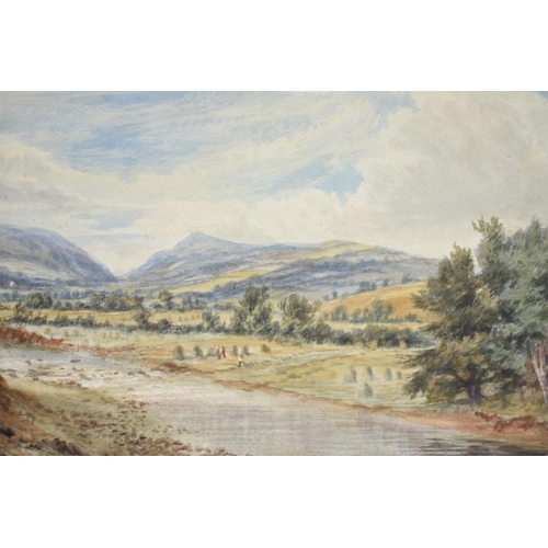 335 - A Framed Watercolour, Landscape River Scene, Signed A Marple