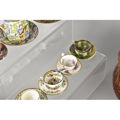 350 - A Collection of Various 19th and 20th Century Ceramics to Comprise Imari Cup and Saucers, Miniature ... 