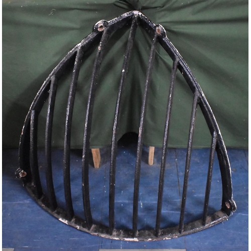 483 - A Late 19th/Early 20th Century Cast Metal Hay Rack, 84cm high