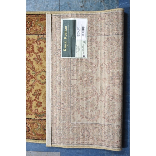 521 - A Patterned Hearth Rug, 137x68.5cms