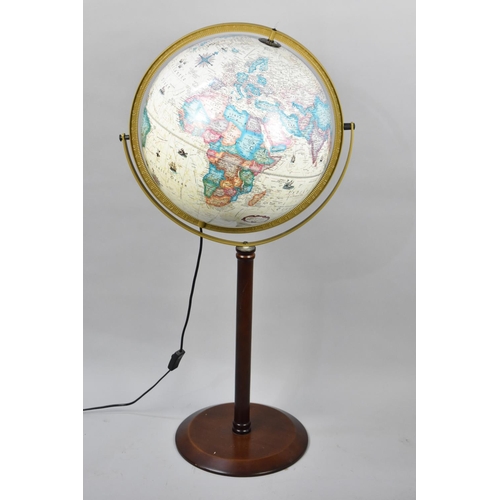 112 - A Mid/Late 20th Century Replogle World Classic Series Globe Set on Wooden Standard