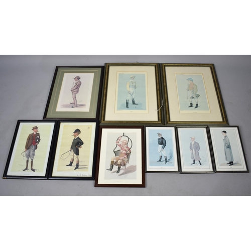 119 - A Collection of Various Vanity Fair and Spy Jockey Cartoons, Various Sizes