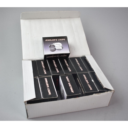 127 - A Boxed Set of Twelve New and Unused Jewellers Loupes