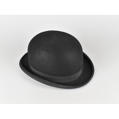 141 - A Vintage Dunn & Co Bowler Hat, Size 7.3/8ths