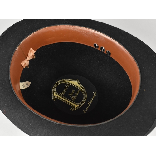 141 - A Vintage Dunn & Co Bowler Hat, Size 7.3/8ths