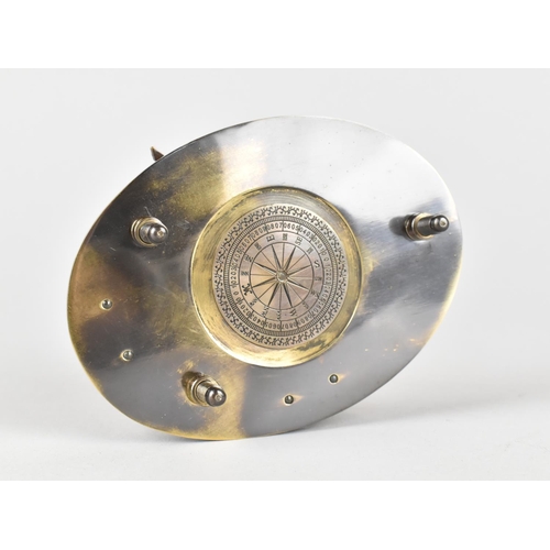 45 - A Combination Sundial Compass as made by Donald Marine Antique, London 1845, 11.5cms Long