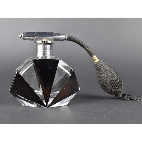 72 - A Reproduction Art Deco Perfume Atomiser, 10cms High