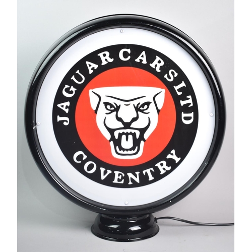 124 - A Modern Circular Illuminating Sign for Jaguar Cars Limited, Coventry, 43cms Diameter