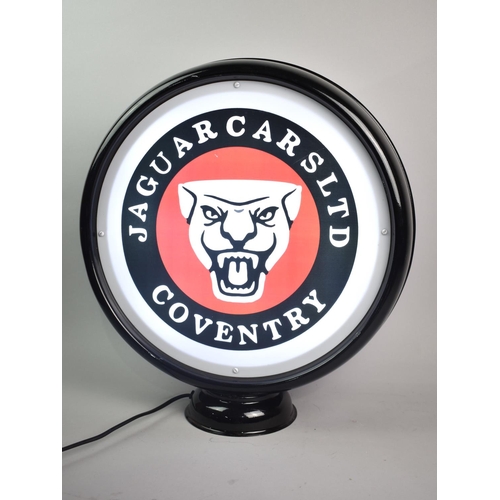 124 - A Modern Circular Illuminating Sign for Jaguar Cars Limited, Coventry, 43cms Diameter