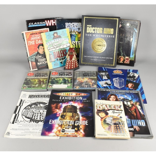 134 - A Collection of Doctor Who Memorabilia Mainly Relating to Daleks to include Battery Operated Model, ... 