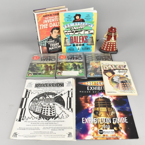 134 - A Collection of Doctor Who Memorabilia Mainly Relating to Daleks to include Battery Operated Model, ... 