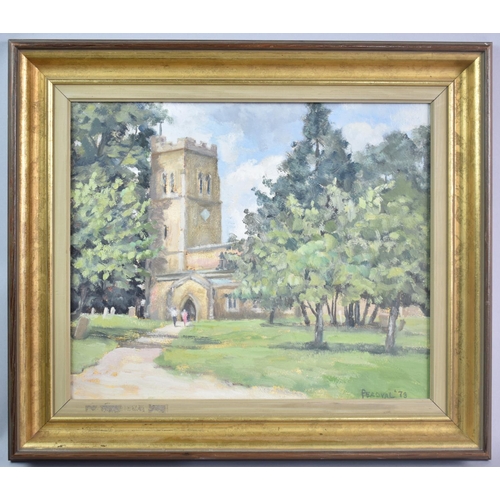 152 - A Framed Oil on Board, 