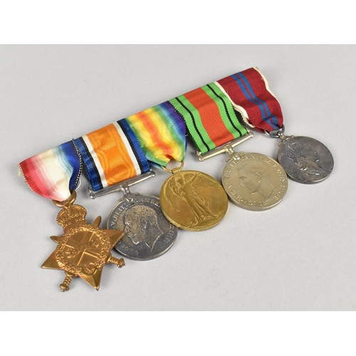 162 - A WWI and WWII Medal Group Awarded to Pte C.J Andrews, London Regiment