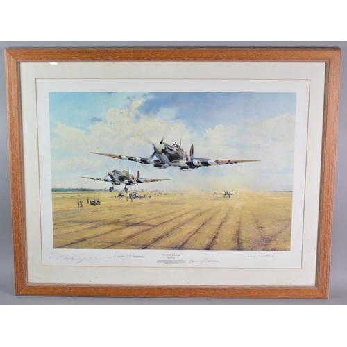 192 - A Framed Robert Taylor WWII Print, 'St. Croix-Sur-Mer' Signed by The Artist and Numbered 70/1250 Als... 