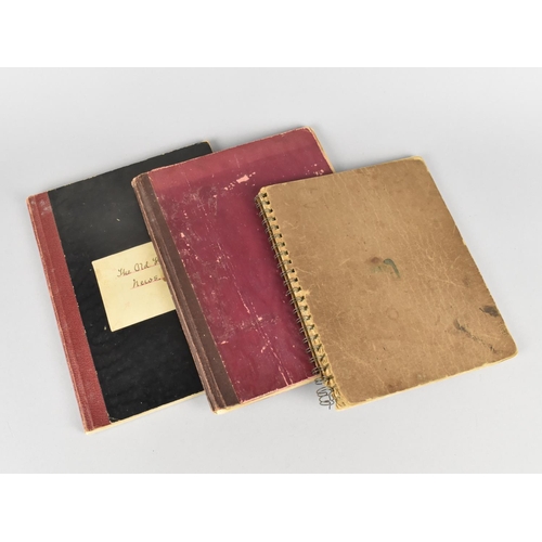 202 - Three Notebooks, Visiting Books and Scrapbooks relating to The Old Hall School