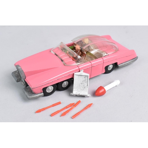 226 - An Unboxed Dinky Toys Lady Penelope FAB1 with Figures, Missile and Harpoons