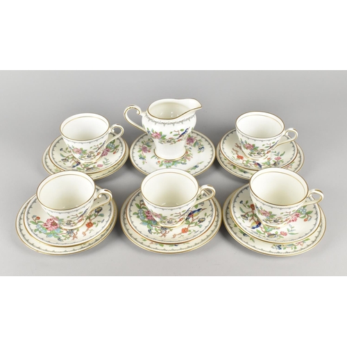 325 - An Aynsley Pembroke Tea Set to Comprise Five Cups, Five Saucers, Six Side Plates and a Milk Jug