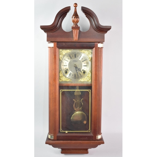 329 - A Late 20th Century Highlands Wall Clock