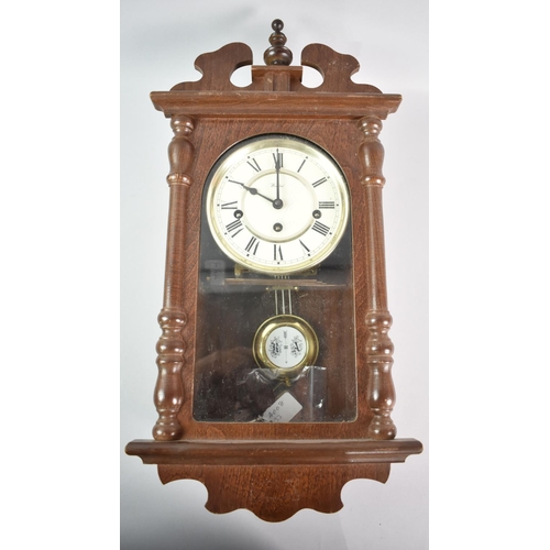 330 - A Late 20th Century Woodford Wall Clock