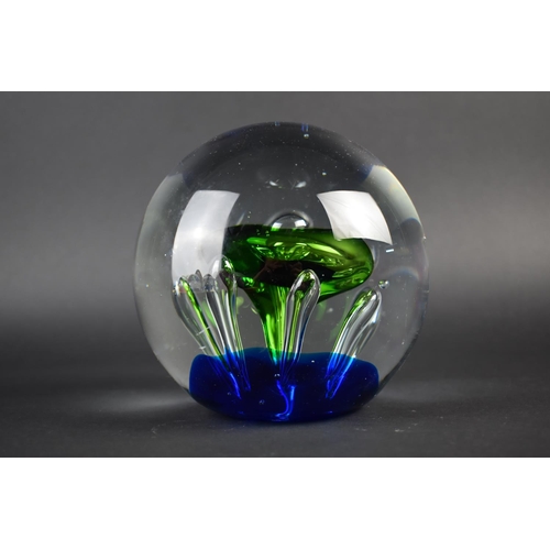 371 - A Very Large Glass Paperweight, 47cm circumference