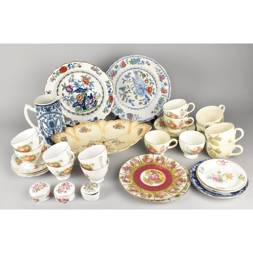 428 - A Collection of Ceramics to Comprise Wedgwood Tea Phillipa and Sarah's Garden Teawares, Blush Ivory ... 