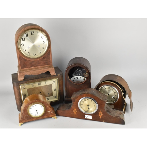 446 - A Collection of Various Clocks (for Spares and Repairs)